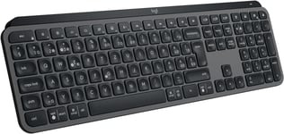 Logitech MX Keys S PLUS Wireless Keyboard, Low Profile, Fluid Quiet Typing, Pro