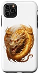 Coque pour iPhone 11 Pro Max Dragon doré