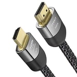 Zeskit Maya 8K 48Gbps Certified Ultra High Speed HDMI Cable 1.5ft, 4K120 8K60 144Hz eARC HDR HDCP 2.2 2.3 Compatible with Dolby Vision Apple TV 4K Roku Sony LG Samsung Xbox Series X RTX 3080 PS4 PS5