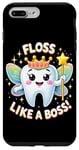 Coque pour iPhone 7 Plus/8 Plus Floss Like a Boss Tooth Fairy Fun Hygiène bucco-dentaire