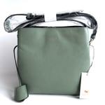 RADLEY Dukes Place Green Leather Medium Crossbody Bag With Dust Bag - NEW