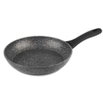 Salter BW05745 Megastone 20 cm Frying Pan – 10 x Tougher Non-Stick, Small Cooking Pan, PFOA-Free Forged Aluminium, Suitable For All Cooking Hobs, Dishwasher & Metal Utensil Safe, Soft Touch Handle