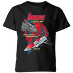 Marvel The Avengers Quinjet Kids' T-Shirt - Black - 3-4 Years