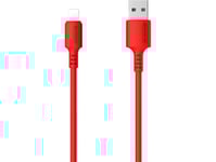 Somostel Usb-A - Lightning-Kabel 1,2 M Röd (Sms-Bp06 Usb - Lightning Röd)