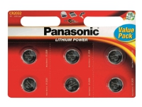 Panasonic Lithium Power - Value Pack - batteri 6 x CR2032 - Li