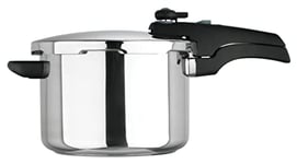 Prestige Smart Plus Stainless Steel Pressure Cooker, 6L