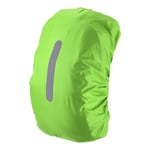 55-65L Waterproof Backpack Rain Cover with Vertical Strap L Lawn Green