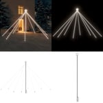 Julgransbelysning inomhus/utomhus 576 LED kallvit 3,6 m - LED-slinga - LED-slingor - Home & Living