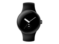 Google Pixel Watch - 41 Mm - Noir Mat - Montre Intelligente Avec Bracelet Active - Fluoroélastomère - Obsidienne - Taille Du Bracelet : L - 32 Go - Wi-Fi, Nfc, Bluetooth - 4g - 36 G