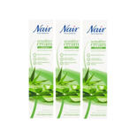 3 x Nair Sensitive Cream Aloe Vera Hair Removal Legs Body 100ml