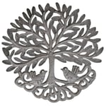 Root Tree with 2 Birds Recycled Steel