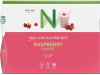 Nutrilett VLCD Raspberry Shake meal replacement shake, 35 g, 20-PACK