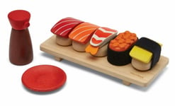 Sushi-set leksaksmat av trä från Plantoys