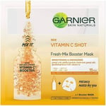 Garnier Fresh-Mix Tissue Mask, Vitamin C Brightening Tissue Face Sheet Shot Mask