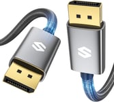 Silkland VESA Certified Displayport Cable 144Hz/2M, 4K@60Hz, 2K@165Hz, 2K@144Hz,