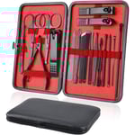 Manikyr- och Pedikyrset, 18 delar Professionella Nagelklippare Set, DXGHC