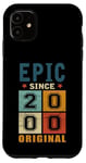 Coque pour iPhone 11 Classic 2000 Original Vintage Epic since Anniversaire