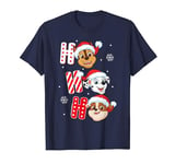 Paw Patrol Chase Marshall Rubble Christmas Santa Hats T-Shirt