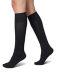 Ingrid Premium Knee-High 60D Designers Socks Knee High Socks Black Swedish Stockings