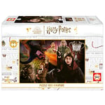 Educa - Puzzle de 1000 pièces Miniature pour Adultes | Harry Potter. Comprend Fix Puzzle Tail pour l'accrocher Une Fois l'assemblage terminé. À partir de 14 Ans (19491)