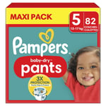 Couches Culottes Bébés Baby-dry Pants 12 - 17 Kg Taille 5 Pampers