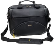 New SAMSONITE D22 Expandable Executive Business Travel LapTop SHOULDER BAG Black