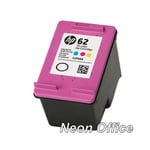 2x HP 62 Black & 1x Colour Ink Cartridge For OfficeJet 250 Inkjet Printer