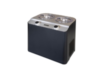 Unold Doppio, Glassmaskin med kompressor, 2,4 l, 30 min, 2 hoar, Plast, Rostfritt stål, Rotations-