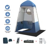 DYB Large Space Outdoor Privacy Tent 63x63x94.5 inches With Removable Floor Mat For Changing/Shower/Toilet - Foldable Tear Resistant Waterproof Shower Room | Built-in Storage Pocket, With Carry Bag