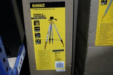 DeWALT DE0733-XJ 3 Foot Aluminum Laser Level Tripod - Black, Yellow