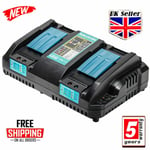 FOR Makita DC18RD Dual Port 18V Rapid Battery Charger NEW Li-ion LXT UK STOCK