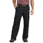 Dickies Men's loose work utility pants, Black, 32W 32L UK