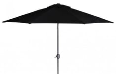 Brafab - Andria Aluminium Parasoll 3m Silver/Svart
