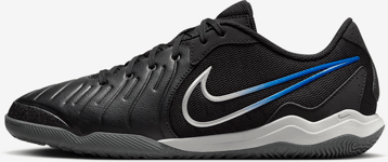 Nike Indoor Court Low-top Football Shoes Tiempo Legend 10 Academy Jalkapallokengät BLACK/CHROME