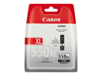 Canon PGI-550PGBK XL - 22 ml - à rendement élevé - noir - originale - blister - réservoir d'encre - pour PIXMA iP8750, iX6850, MG5550, MG5650, MG5655, MG6450, MG6650, MG7150, MG7550, MX725, MX925