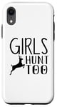 Coque pour iPhone XR Hunter Funny - Les filles chassent aussi