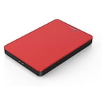 Sonnics 320 GO Rouge Disque dur externe portable USB 3.0 Super rapide Vitesse de transfert pour une utilisation avec un PC Windows, Apple Mac, Xbox One et PS4