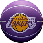 Wilson Basketball, NBA Dribbler, Los Angeles Lakers, Outdoor and indoor, Size: Child-sized, Purple