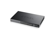 Zyxel XGS2220 Series XGS2220-30F - switch - L3 access, NebulaFLEX Cloud - 24 porte - Administreret - monterbar på stativ