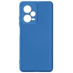 Case for Redmi Note 12 Pro & Poco X5 Pro Semi-rigid Soft-touch Fast Cover Blue