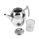 Camidy Coffee Tea Pot Kettle with Filter,Stainless Steel Teapot Kettle Pot with Tea Infuser Large Capacity Blooming and Loose Leaf Tea Maker