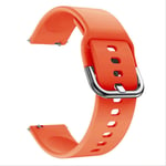 SQWK 20mm Soft Silicone Watch Strap Band For Samsung Galaxy Watch 42mm Active2 40mm Sport Huami Amazfit Huami-Youth 20mm orange