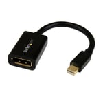 StarTech.com MDP2DPMF6IN DisplayPort-kaapeli 0,1524 M Mini DisplayPort, musta