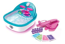 Shimmer N Sparkle 6in1 Real Foot Massaging pedicure spa - colour-changing massaging, relaxing, cascading spa toy for kids.