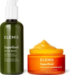 ELEMIS Superfood AHA Facial Cleanser Brighten & Nourish Skin Gentle Double