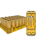 24 stk Monster Energy Ultra Gold 500 ml Energidrikk (uten sukker) - Helt Brett