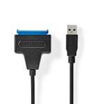 Nedis Hård disk Adapter | USB 3.2 Gen1 | 2.5 " | SATA l, ll, lll | USB ström