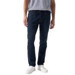 Salsa Jeans S-activ Slim Fit Jeans Blå 32 / 32 Man