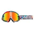 O'Neal | Motocross Goggles Replacement | Motorcycle Enduro | Modern Frame Design | High Quality 1.2mm 3D Lens | 100% UV Protection | B10 Goggles Radio | Crank Multi | One Size Fits All