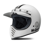 Crosshjelm Bell Moto-3 McQueen Hvit-Svart